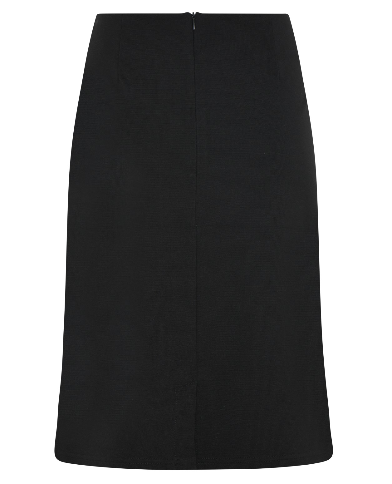 ROME Women´s Skirt Knee Length with pleats, Regular Fit, Women, Black, Gr. 2XL