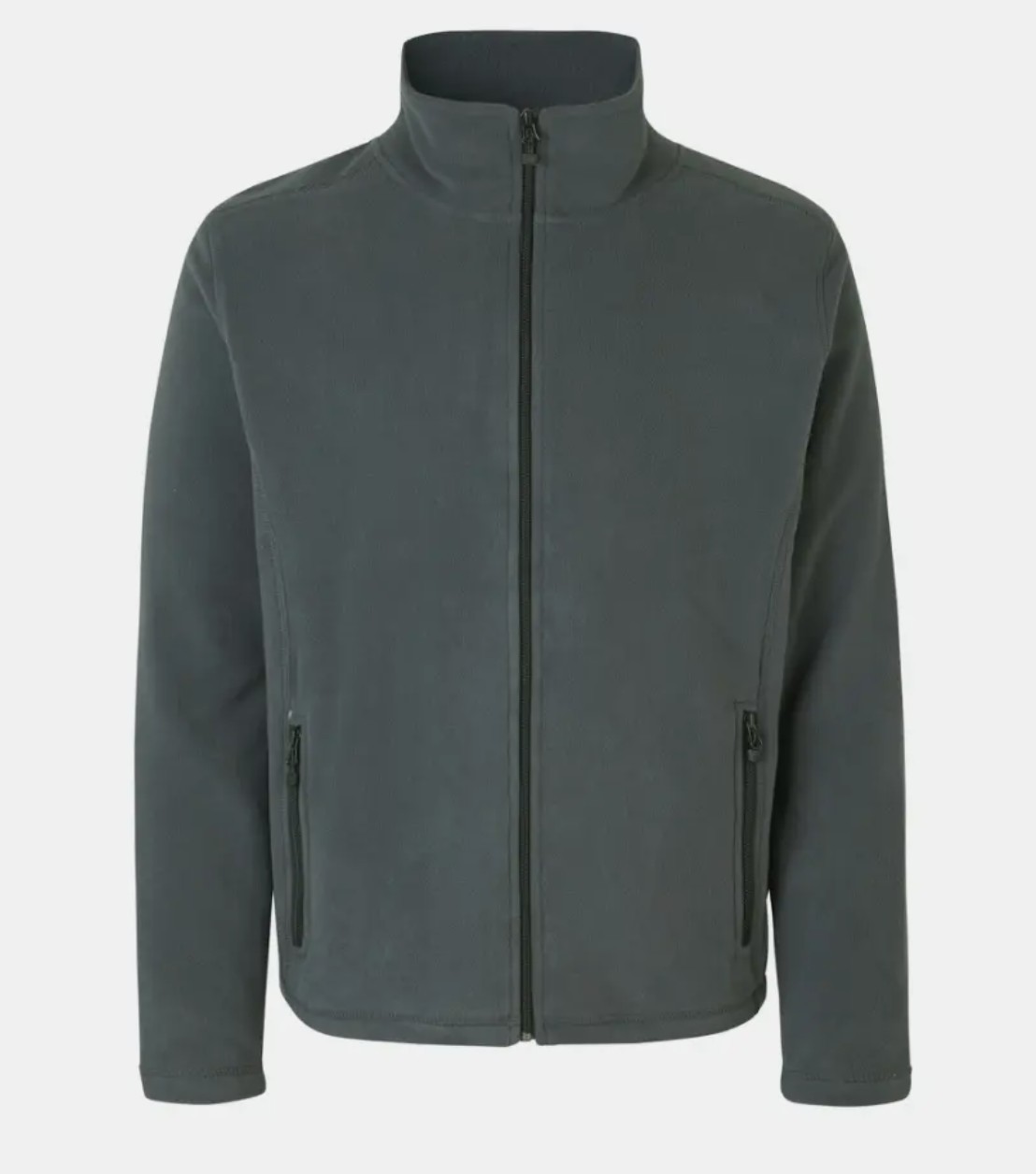 ID Herren Cardigan Microfleece grau, Gr. 2XL